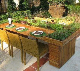 this is so great, gardening, outdoor living, Awesome garden table
