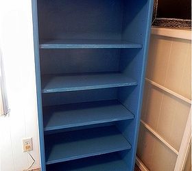 repurposed bookshelf, cleaning tips, storage ideas, after paint