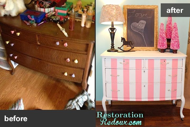 restoring vintage furniture from habitat for humanity restores, chalk paint, painted furniture