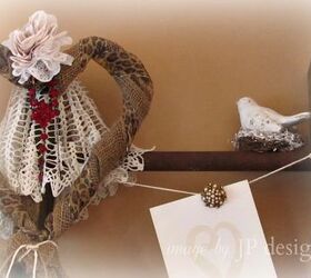 a ladder with hearts of love for valentine s day, crafts, seasonal holiday decor, valentines day ideas, wreaths