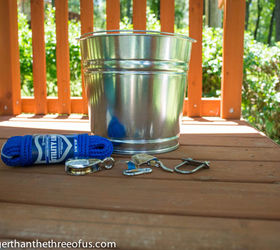 add a bucket with a pulley to an outdoor playset in a few easy steps, diy, how to, outdoor living