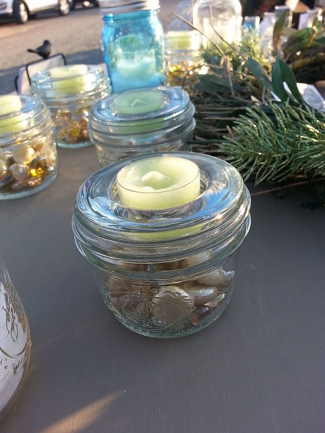 mason jar candles, crafts, home decor, mason jars