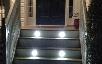 DIY stair lighting