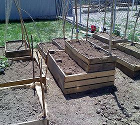 our new garden project, gardening, pallet, Newly Constructed Garden Boxes
