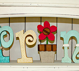 fun spring letters, crafts