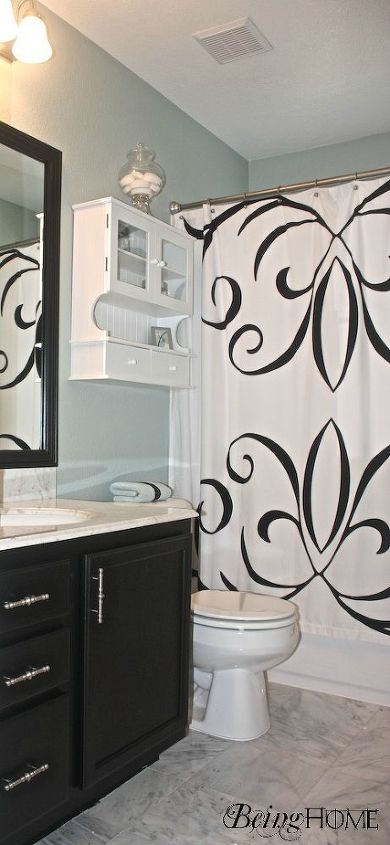 before and after wednesday, bathroom ideas, home decor, Bathroom Transformation from Being Home