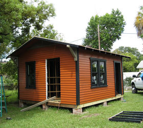 custom guest cottage, home improvement, The guest cottage under construction