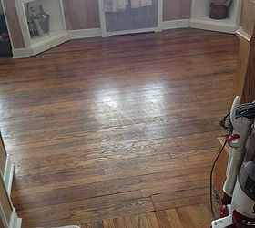 making old floors look good until you can afford new ones