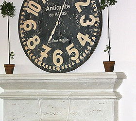 our living room industrial style, home decor, living room ideas, Clock is from Pier 1