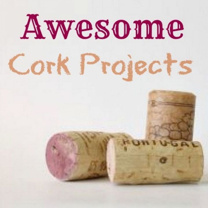 fun and awesome wine cork projects, crafts, repurposing upcycling