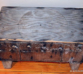 banco rstico de madeira velha conundrum, N o madeira de luxo