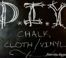 diy chalk cloth vinyl, chalk paint, chalkboard paint, crafts, painting, DIY Chalk cloth vinyl