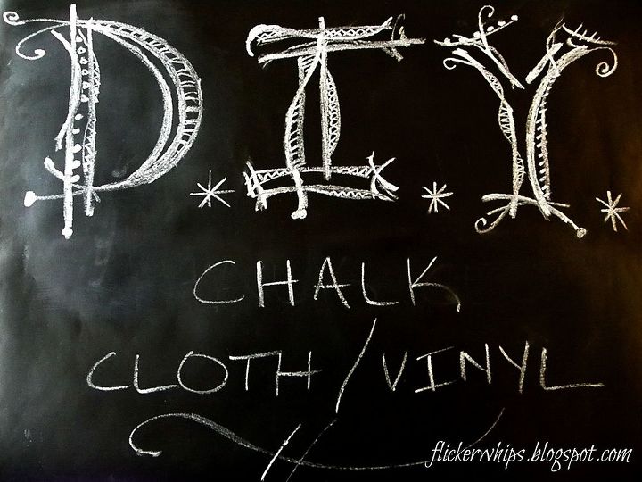diy chalk cloth vinilo, DIY Tela de tiza vinilo