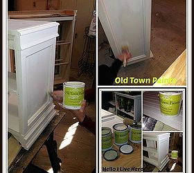 diy china hutch make over part iv final, chalk paint, painted furniture, repurposing upcycling, Using Old Town Paint products
