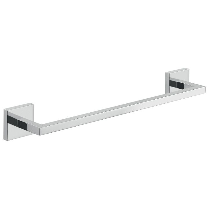 luxury towel bars towel stands, bathroom ideas, products, small bathroom ideas, 14 inch wall mounted contemporary towel bar Towel bar is made of brass in a polished chrome finish Towel bar is made and designed by high end Italian brand Gedy SKU A021 30 13 Price 115