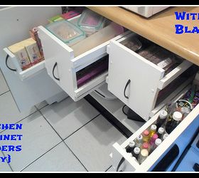 sliding system for kitchen cabinets, cleaning tips, kitchen cabinets, organizing, My kitchen cabinet sliding system