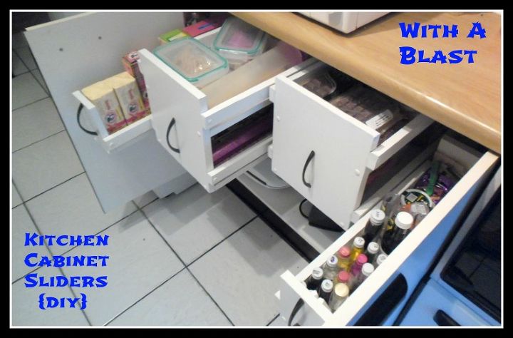 sistema de deslizamiento para los gabinetes de la cocina, Mi sistema de deslizamiento de los gabinetes de la cocina