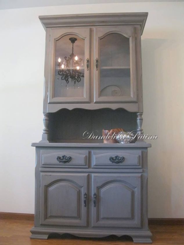 seattle hutch, chalk paint, painted furniture