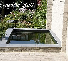 turning a garden shed into a pond, concrete masonry, outdoor living, ponds water features, Concrete pond that is like a mirror