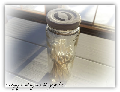 sprucing up glass jars, crafts