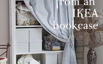 Charming Craft Storage Using an IKEA Bookcase