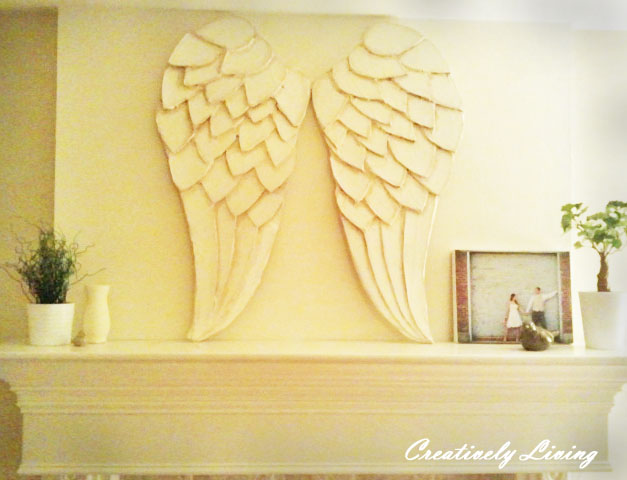 diy huge awesome angel wings, crafts, home decor