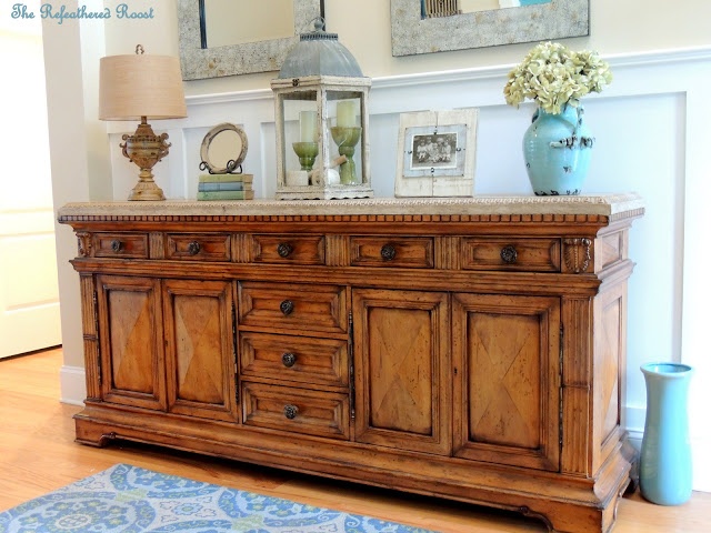 anything blue friday features, home decor, painted furniture, Beautiful Buffet from