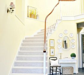 staircase and foyer makeover, flooring, home decor, stairs, Staircase and entry makeover
