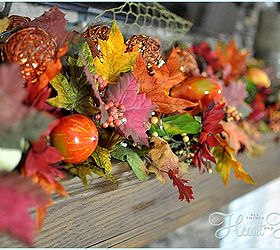 fall mantle, seasonal holiday decor, I m too impatient to wait on the real leaves and gourds to be out in abundance so I start with faux elements