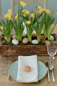 easter table setting, easter decorations, seasonal holiday d cor