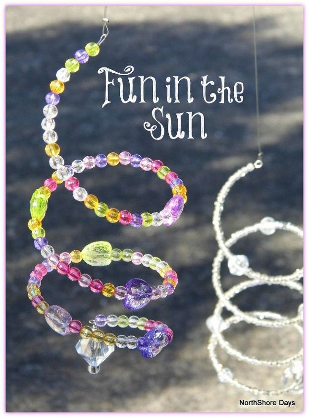 spiral sun catchers, crafts