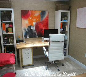 new basement work space, basement ideas, craft rooms, home office