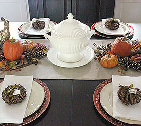 fall table decorations, thanksgiving decorations, I love to use natural elements in the fall