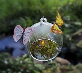woodland tea party easy and inexpensive diy projects, crafts, outdoor living, flameless butterfly votives add extra spark from a previous craft project