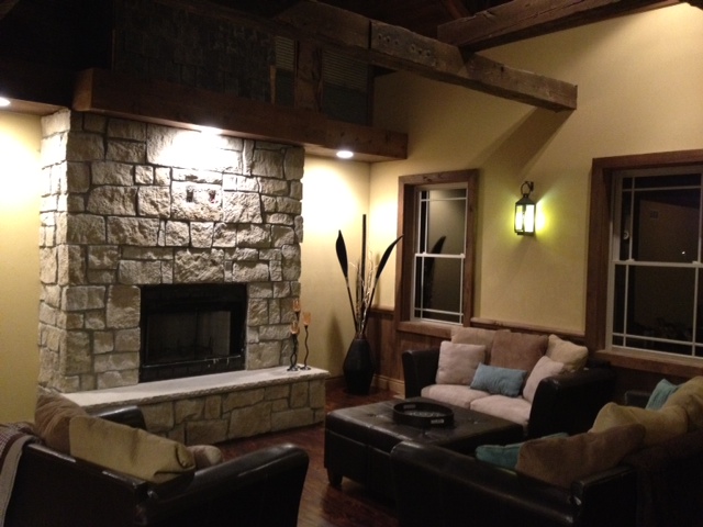 laying a limestone fireplace, concrete masonry, fireplaces mantels, home decor