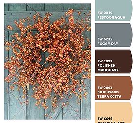 fall inspiration, painting, I found this photo on Pinterest and used the Chip It tool from Sherwin Williams to get the beautiful autumnal color palette