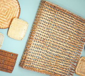 how to hang a basket wall, crafts, home decor, wall decor, Keep your eyes open at stores like HomeGoods TJ Maxx and thrift stores and you ll have a flat basket collection in no time