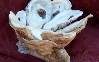 Oyster Shell Flower Vase Table Center Pieces