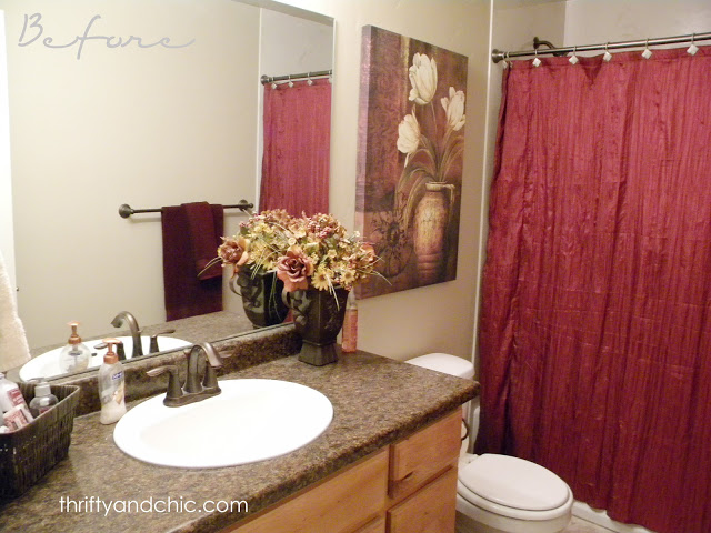 60 bathroom makeover, bathroom ideas, home decor, painting, Here s the before Boring
