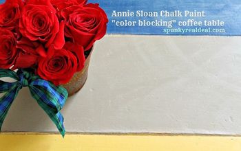  Mesa de centro com bloco de cores Annie Sloan