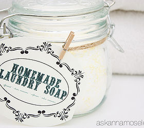 homemade laundry detergent and why it works so well, cleaning tips, Download this free printable to make your laundry detergent into cute gifts or just look cute in your laundry room