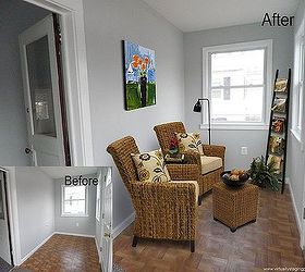 virtual staging before amp after photo of the week, real estate, The entrance to this quant little beach house Virtual staging warmed up the space instantly
