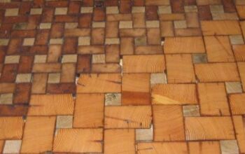 End Grain Cobble Block Wood Tile Flooring