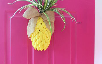 DIY Pineapple for Your Front Door
