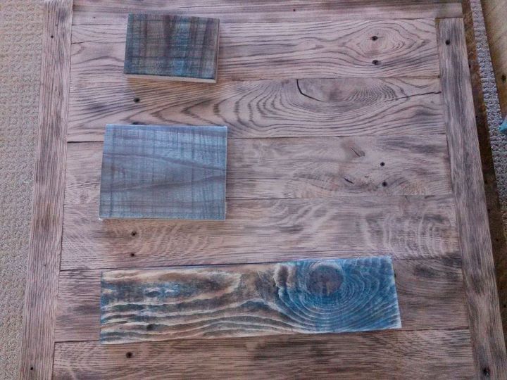 torched table top, painted furniture, repurposing upcycling, woodworking projects, Natural Stain or Color stained in one of the example boards shown I need to decide soon