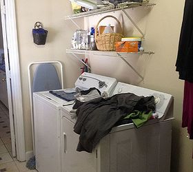 q how to organize decorate a very long and narrow laundry room, home decor, laundry rooms, organizing