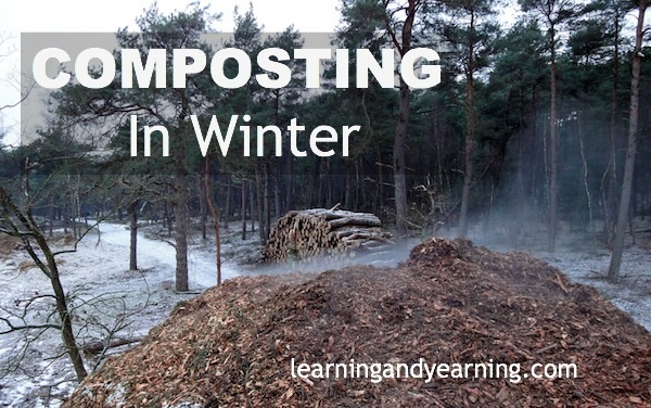 composting in winter, composting, go green, A large compost heap will help to generate heat A working compost pile has four basic needs air water carbon and nitrogen