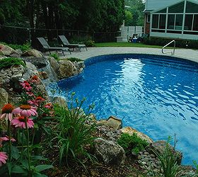 overcoming difficult challenges to adding a pool, outdoor living, pool designs, Free form Pool