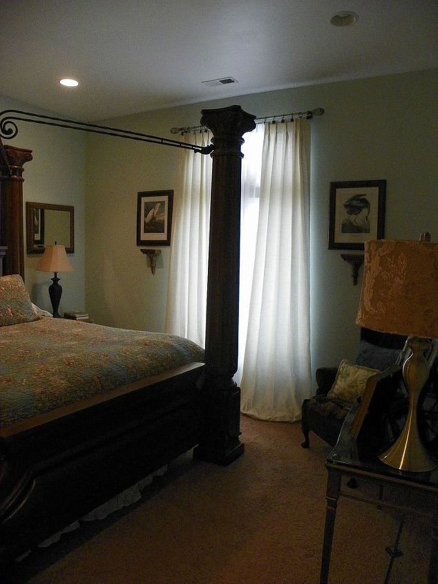 ever evolving journey from ultra mod home to one of southern hospitality, home decor, Master Bedroom