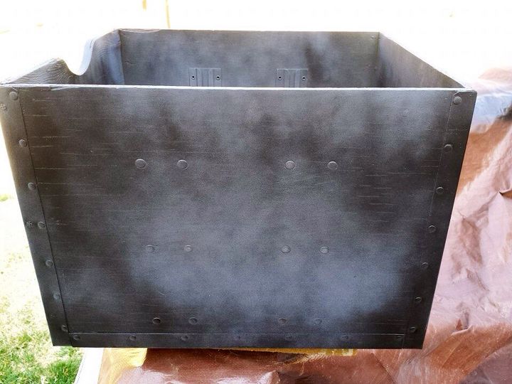 up cycled army field desk